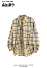Load image into Gallery viewer, Plaid Casual Autumn Long Shirt
