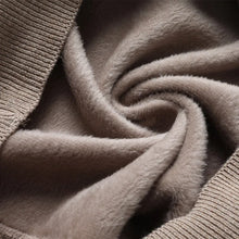 Load image into Gallery viewer, Men’s Thermal Fleece High-Neck Knitted Sweater
