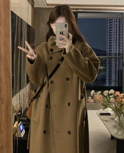 Load image into Gallery viewer, Sweet Double-Breasted Wool Coat
