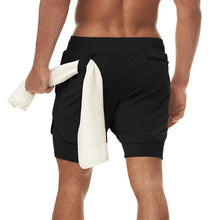 Load image into Gallery viewer, Camo Running Shorts Men Gym Sports Shorts 2 In 1 Quick Dry Workout Training Gym Fitness Jogging Short Pants Summer Men Shorts
