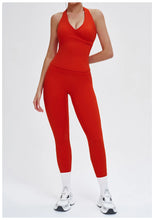 Load image into Gallery viewer, Fitness Leggings High Rise Hip Lift Brushed Soft Material For Ladies Outdoor Elastic Slim Fit Outer Wear Sports Tight Pants
