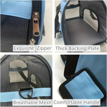 Load image into Gallery viewer, Portable Dog Cat Carrier Bag Pet Puppy Travel Bags Breathable Mesh Small Dog Cat Dogs Outdoor Tent Carrier Outgoing Pets Handbag
