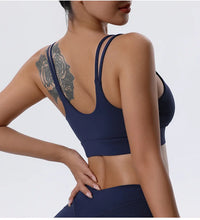 Load image into Gallery viewer, Sports Bra with Side Breasts for Women, Running, Fitness, Shock-absorbing Vest, Beautiful Back Bra
