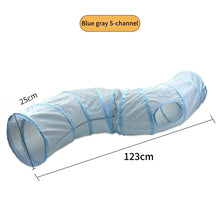 Load image into Gallery viewer, Cat Tunnel Pet Supplies Cat S T Pass Play Tunnel Foldable Cat Tunnel Cat Toy Breathable Drill Barrel for Indoor loud paper
