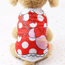 Load image into Gallery viewer, Pet Dog Clothes Cartoon Clothing Puppy Dogs Soft Vests Summer Shirt Casual T-Shirt for Small Pet Supplies

