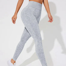 Load image into Gallery viewer, Women Vintage Leggings Gym Fitness Athletic Workout Elastic Leggins Good Elastic Yoga Pants Push Up Sports Training Tights
