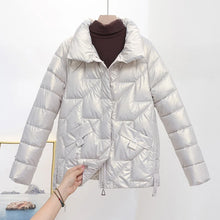 Load image into Gallery viewer, Glossy Winter Cotton Padded Parka
