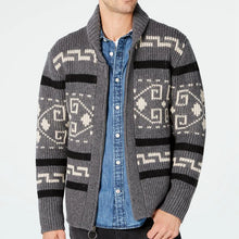 Load image into Gallery viewer, Winter Men's Cardigan Sweaters Fashion Male Knitted Sweater Thermal Warm Coats Casual Man Cashmer Lapel Knitted Jackets Clothing
