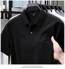 Load image into Gallery viewer, Men's 100% Cotton Polo Shirt - Summer Casual Breathable Tee,19 Colors,Ideal for Golf and Sports,Business Casual,Silk-Like Finish
