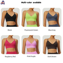 Load image into Gallery viewer, HBC Seamless Sports Bras for Women Fitness Yoga Bras With Removable Pads Adjustable Straps Gym Vest Top Bra Running Crop Top

