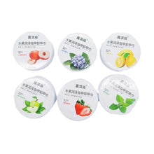 Load image into Gallery viewer, Nail Polish Remover Wipes Fruity Scented Pre-Moistened Cotton Pads Portable Screw-Top Tub Travel Size Polish Remover Rounds
