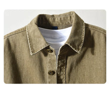 Load image into Gallery viewer, Vintage Cotton Cargo Shirt Jacket
