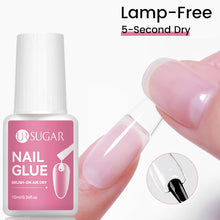 Load image into Gallery viewer, UR SUGAR 10ML Nail Glue No Need Lamp False Nail Tips Gel Cured Clear Color Nails Tools Super Strong Acrylic Tips Rhinestone Bond
