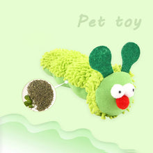 Load image into Gallery viewer, Cat Chew Toys Caterpillar Catnip Molar Toy Silvervine Cat Teaser Interaction Toy Clean Mouth Kitten Toy Pet Supplies Accessories
