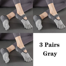 Load image into Gallery viewer, Grip Toe Yoga Socks Set
