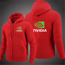 Load image into Gallery viewer, Zippered Printed Slim Hoodie
