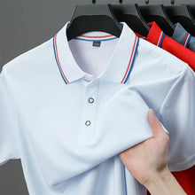 Load image into Gallery viewer, Men's Casual Solid Color Short Sleeve Polo Shirt  Summer Fashionable Comfortable Versatile Top for Men
