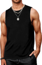 Load image into Gallery viewer, Mens Tank Tops Workout Sleeveless Shirts Summer Solid Color Polyester Quick Drying Tanks for Men Summer Beach Sports T-Shirts
