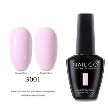 Load image into Gallery viewer, NAILCO 2025 Hot 15ML Gel Nail Polish Nails Semi-permanent UV Varnish High Quality Glass Bottle Nail Art Polish For Manicure
