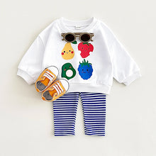 Load image into Gallery viewer, Fruit Print Baby Outfit Set

