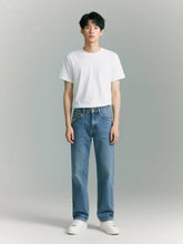 Load image into Gallery viewer, Men's Jeans Casual Straight Stretch Fashion Classic Blue Black Work Denim Trousers Male Brand Clothing

