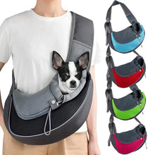 Load image into Gallery viewer, Pet Cat Dog Carrier Backpack Travel Tote Shoulder Bags Mesh Sling Carry Pack Pet Carrying Supplies Crossbody Shoulder Bag
