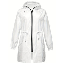 Load image into Gallery viewer, Women Trench Coat New Spring Autumn Jacket Casual Long Sleeve Hooded Mid Long Windbreaker Female Overcoat High-Quality Coats

