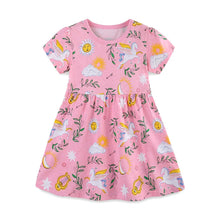 Load image into Gallery viewer, Dinosaur Print Summer Girls Dress
