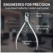 Load image into Gallery viewer, Professional Pedicure Nail Tools: Double Springs Cuticle Trimmer, Sharp Blade Clippers for Nail Art &amp; Care
