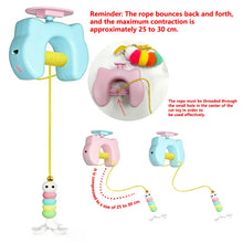 Load image into Gallery viewer, New Type Of Electric Cat Toy with 2 Ropes Smart Hanging Door Auto Swing Feather Toy A Self-entertainment And Cat-teasing Wonder
