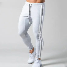 Load image into Gallery viewer, Joggers Men Striped Sweatpants Casual Long Pants Men Fitness Running Workout Track Trousers
