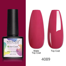 Load image into Gallery viewer, NAILCO 8ml Pink Red Colors Gel Nail Polish Nail Art Varnishes Gel Lacquer Coat LED Nails Manicure Design UV Gel Varnish Soak Off
