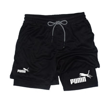 Load image into Gallery viewer, Summer Breathable Two-in-one Double-layer Shorts Men's Elastic Compression Shorts Quick-drying Multi-functional Shorts M-3XL
