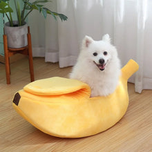 Load image into Gallery viewer, Banana Cat Bed House Funny Cute Cozy Cat Mat Beds Warm Durable Portable Pet Basket Kennel Dog Cushion Cat Pet Supplies ﻿
