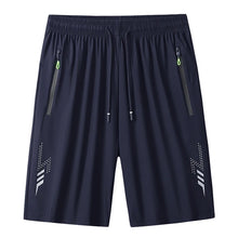 Load image into Gallery viewer, Summer Men's Shorts Cool Sportswear Running Sport Shorts Casual Bottoms Gym Fitness Training Jogging Short Pants Men Black Gray
