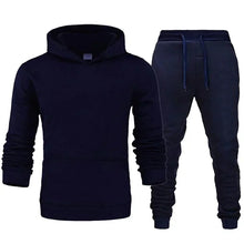 Load image into Gallery viewer, Basic Men/Women 2Pcs/Sets Sweatshirt Hoodies Pants 2024 Male Gyms Fitness Tops Joggers Sportswear Tracksuits
