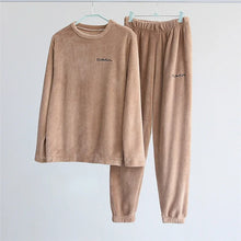 Load image into Gallery viewer, Thick Coral Fleece Pajama Set
