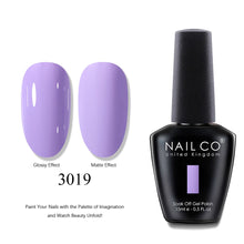 Load image into Gallery viewer, NAILCO 2025 Hot 15ML Gel Nail Polish Nails Semi-permanent UV Varnish High Quality Glass Bottle Nail Art Polish For Manicure
