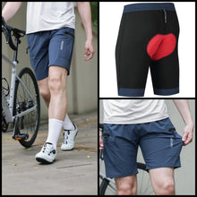 Load image into Gallery viewer, WOSAWE MTB Shorts Summer Men Cycling Shorts 2 in 1 Mountain Bike Padded Shorts Double Layer Downhill Bike Quick Dry Short Pants
