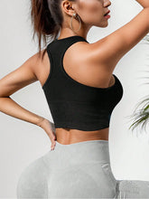 Load image into Gallery viewer, Sports Bras Workout Training Brassiere Seamless Removable Padding Bralette Summer Gym Crop Tops Outdoor Casual
