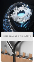 Load image into Gallery viewer, Electric Shavers for Men Waterproof Electric Trimmer Razor Wet &amp;amp Dry Use Rechargeable Battery Rotary Shavers Machine Shaving

