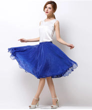 Load image into Gallery viewer, Silk Pleated High Waist Midi
