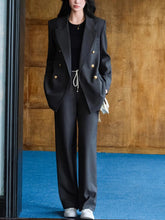 Load image into Gallery viewer, Elegant Peaked Lapel Suit Set
