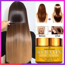 Load image into Gallery viewer, Hair Repairs Hair Mask Biotin Collagen Keratin Treatment Hairs Conditioner Hair Essential Oil Nourishing for Dry Damaged

