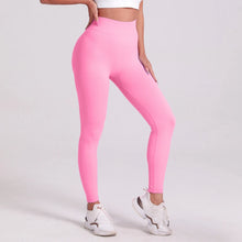 Load image into Gallery viewer, New Women V Back Athletic Leggings Fitness Exercise Yoga Gym Tights Workout Scrunch Butt Lifting Training Pants
