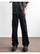 Load image into Gallery viewer, Pants Men's Trendy American Paratrooper Overalls Men's Summer Casual Handsome Outdoor Loose Straight
