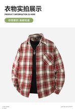 Load image into Gallery viewer, Plaid Flannel Casual Long Shirt
