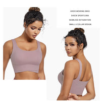 Load image into Gallery viewer, High Impact Sports Bras for Women High Support Padded Sports Bra Workout Fitness Crop Top for Women Racerback Bra for Yoga
