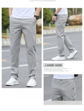 Load image into Gallery viewer, Men's High-Quality Chinos -Cotton Casual Trousers - Breathable Straight Pants (Sizes W28-w40)
