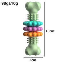 Load image into Gallery viewer, Dog Teething Toy Chew Stick Bite Resistant Fun Leak Proof Food Toy Pet Teether Cleaner Stick
